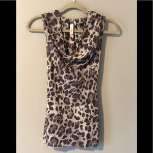 Sweet pea leopard print tank